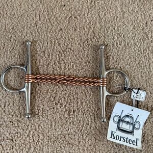 Korsteel Double Twisted Full Cheek Snaffle 5"